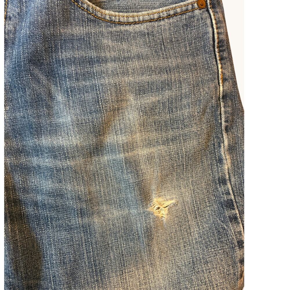 LEVI'S Men's 559 Relaxed Straight Fit Jeans Blue 33 x 32 Distressed 34 x 30.5 - Picture 8 of 13
